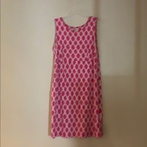 JM Collection Woman 1X Pink Sleeveless Dress